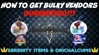 Kingdom Hearts HD 2.5 ReMIX - How To Always Spawn Bulky Vendors *** Guaranteed!!! *** (KH2FM)