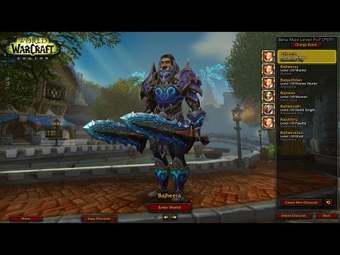 WoW: Legion (Alpha) - Level 110 Fury Warrior Duels vs Druids & Demon Hunters - Legion PvP