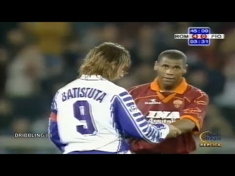 Aldair (34 Years Old) vs Batistuta & Fiorentina - Calcio - 19/02/2000
