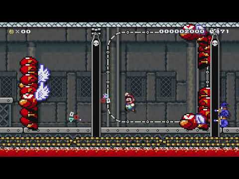 Dangerous Dungeon Dodging by thomas - Super Mario Maker - No Commentary 1bs