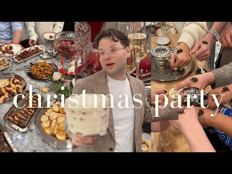 Hosting a 30-Person Christmas Party from Start to Finish | Prep, Plan and Cook with Me