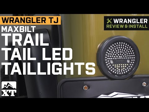 Jeep Wrangler TJ Maxbilt Trail Tail LED Tail Lights Review & Install