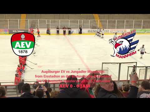 Hoogtepunt: Augsburger EV vs Jungadler Mannheim, '24/'25 Meisterschaft U15 Endturnier 21-03-2025