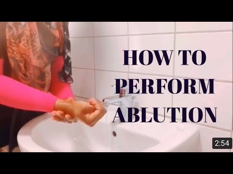 How to perform Wudu(Ablution) Step by step / how to do wudu