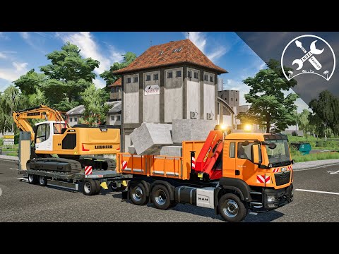 LS22 -🚧 Der INSEL BAUHOF 🔥 Der XXL Neubau am Hafen! 🚢 Teil 13