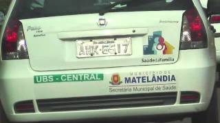 preview picture of video 'Veículo das saúde municipal de Matelandia cometendo imprudências na Br 277'
