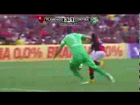 Flamengo 3 x 2 Coritiba - Os Gols Brasileirão 2014 (16/11/2014) HD