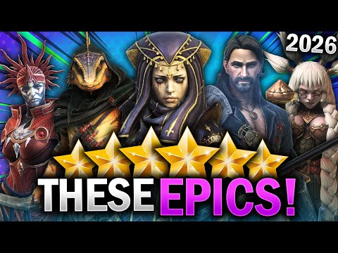 EVERY EPIC CHAMPION REVIEWED! Max These Champions ASAP in 2026! - Raid Shadow Legends Guide