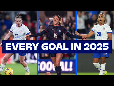 EVERY GOAL For The U.S. Women's National Team In 2025 ⚽