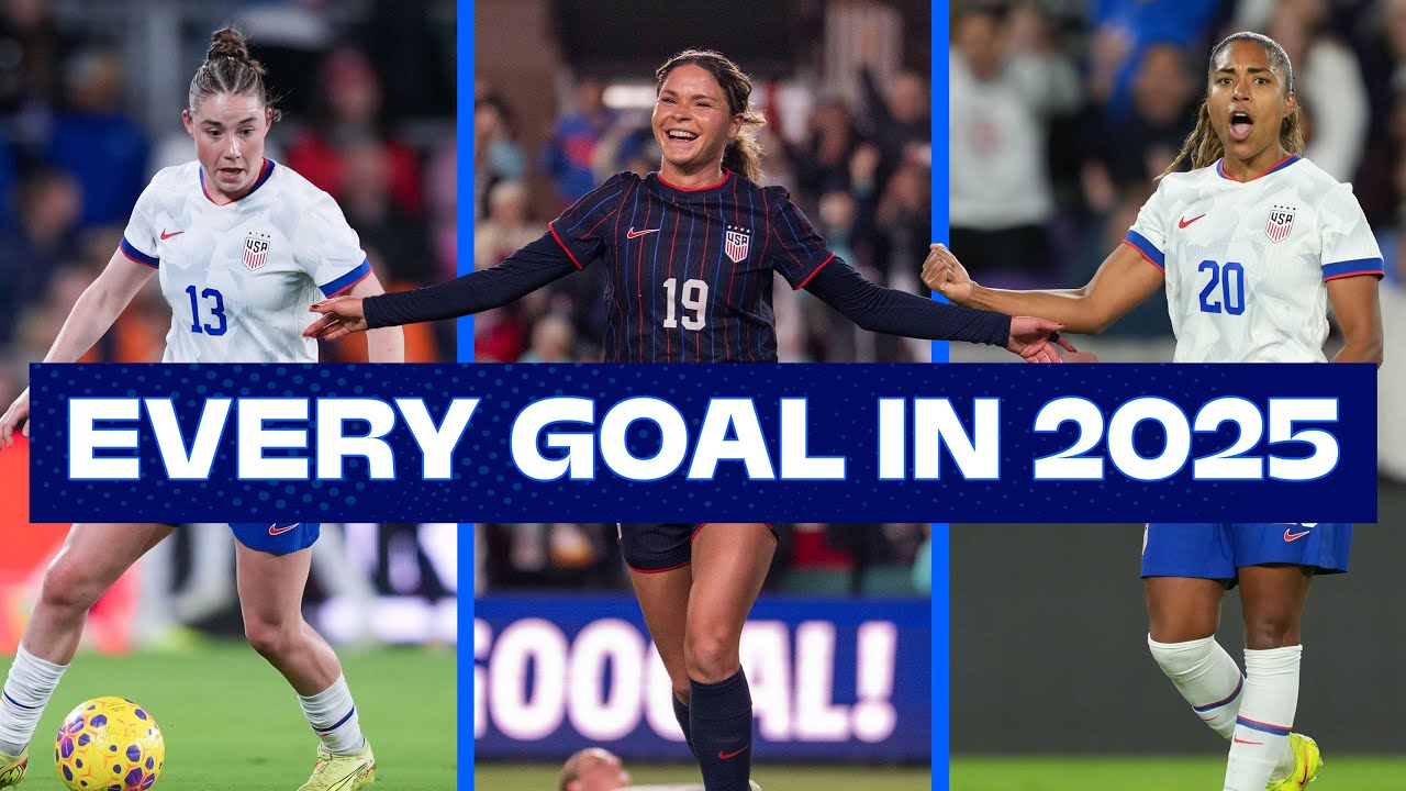 EVERY GOAL For The U.S. Women's National Team In 2025 ⚽
