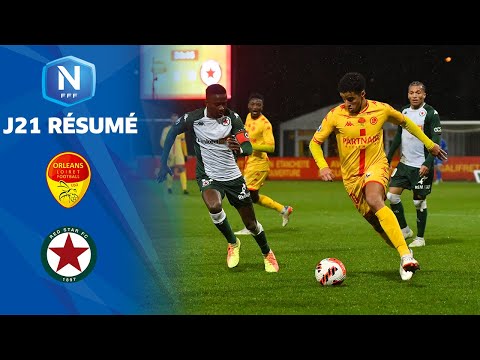 J21 I US Orléans-Red Star (1-0), le résumé I National FFF 2021-2022