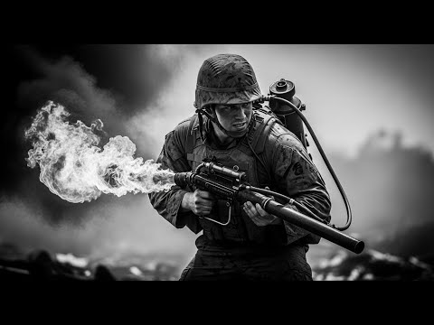 Iwo Jima’s Nightmare: U.S. Flamethrower Teams Unleashed