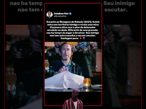 Durante as filmagens de Nobody (2021), Hutch escolheu a arma que ninguem conseguia escapar