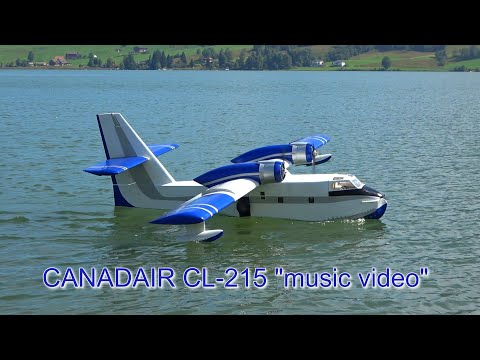 Canadair CL-215 Sihlsee 2022 "highlights video with music"