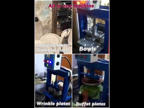 Double Roll Paper Plate Making Machine