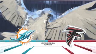 Madden NFL 26 - Miami Dolphins Vs Atlanta Falcons PS5 Simulation Week 8 (Updated Rosters)