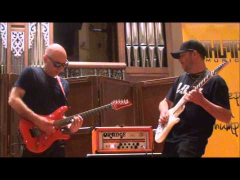ARMI® Director, Christian Broome jams with Joe Satriani 'Australian Master Class Tour' Adelaide 2013