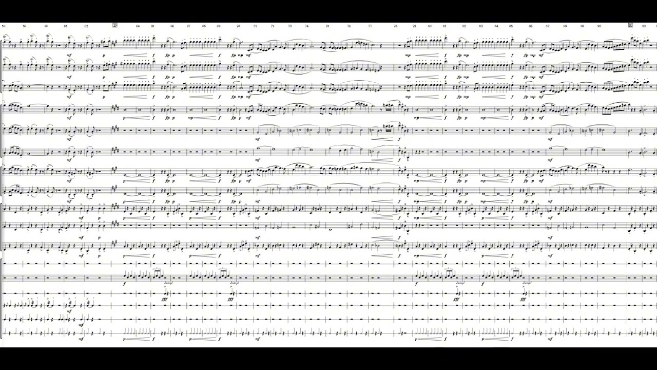Sleigh Ride - Saxophone Choir (FREE PDF SHEET MUSIC)