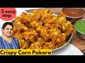 Crunchy Corn Pakora | Crispy Corn Pakora Recipe | Corn Bhajiya Recipe | Street Food | Recipe Hub