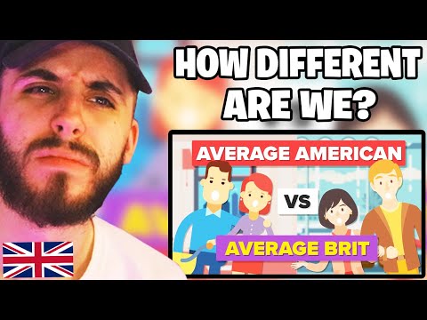 Brit Reacts to Average American vs Average British Person - How Do They Compare?