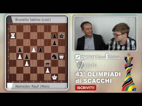 43° OLIMPIADI DI SCACCHI - Batumi 2018 - Streaming e commento in ITALIANO DAY 2