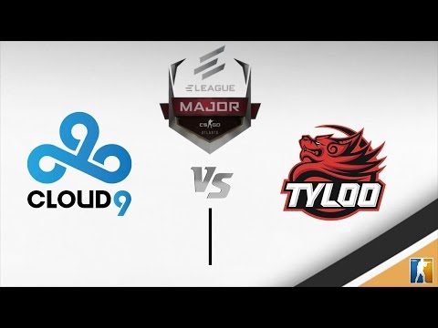 TyLoo vs Cloud9 [Map 1 BO1] ELEAGUE Major 2017 - Offline Qualifier