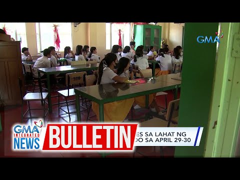 DepEd: Face-to-face classes sa lahat ng public schools, suspendido… GMA Integrated News Bulletin