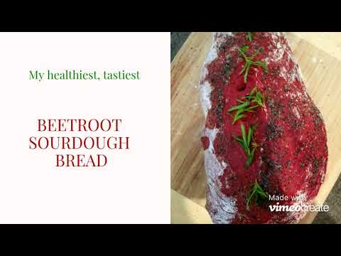 Chleb na zakwasie buraczanym autorstwa Christiny Gurunian