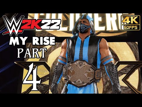 WWE 2K22 MyRise Walkthrough PART 4 (PS5) Gameplay No Commentary @ 4K 60ᶠᵖˢ ✔