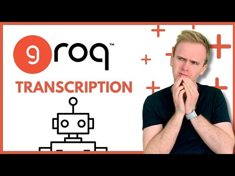 Super Fast Audio Transcription App Tutorial (Groq Whisper & Bubble) [2024] thumbnail