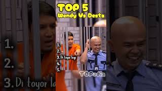 Download lagu Ngakak banget! Top 5 Momen terlucu Wendy vs Desta #lucu #ngakak #shorts mp3