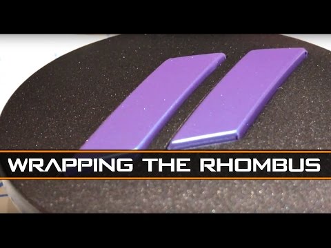 Vinyl Wrapping Dodge Center caps // Mopar Rhombus edition