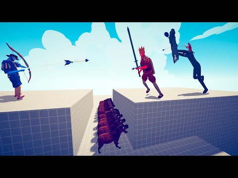 BALLOON ARCHERS vs EVERY UNITS + 13 DAEODON | TABS - Totally Accurate Battle Simulator