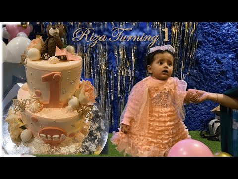 Riza Turning 1 - Riza's first Birthday - Enjoy the party with her !