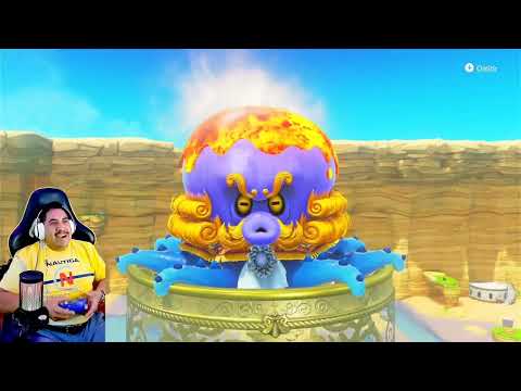 SUPER MARIO ODYSSEY ( Reino Ribereño ) Modo Historia. 48 Energilunas & 100 Monedas Moradas.