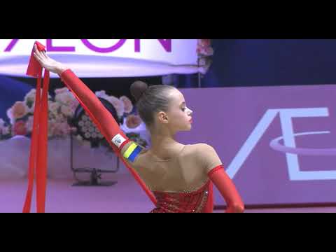 Taisiia Onofriichuk Junior Ribbon 29,100 - Aeon Cup 2023