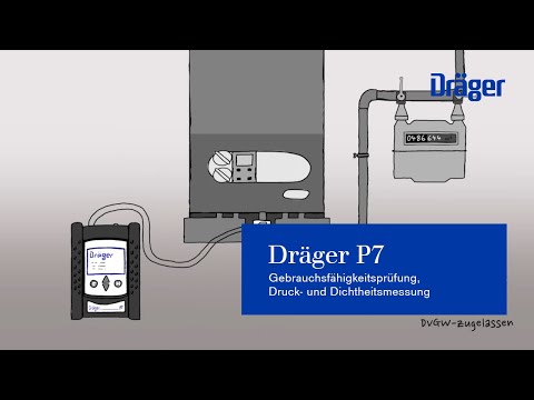 Dräger P7 für Druck-, Dichtheits- und Leckmengenmessung