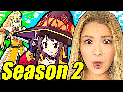 Couple Reacts To *KONOSUBA* Season 2 FOR THE FIRST TIME (Season 2 Supercut)