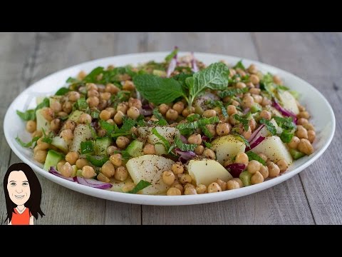 Mediterranean Style Potato Salad - No Oil, No Fat... Full of Flavor!