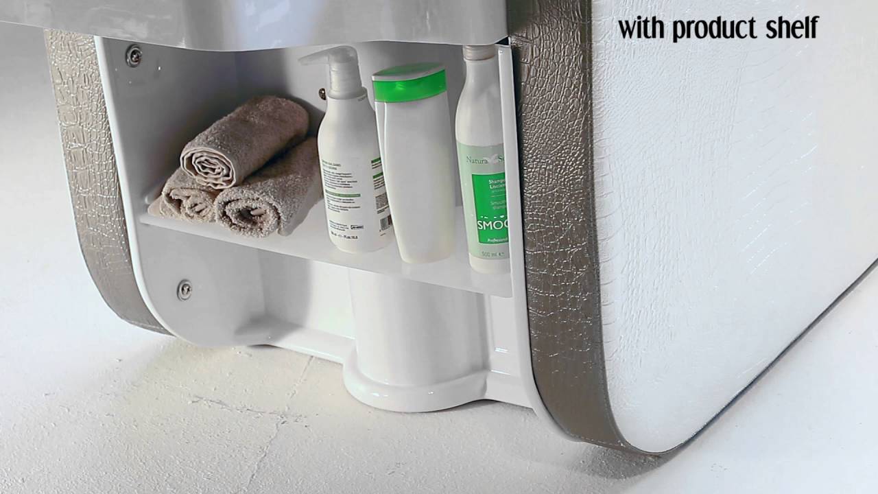 Salon Ambience Iconwash Wash Unit Position 1 - White Basin