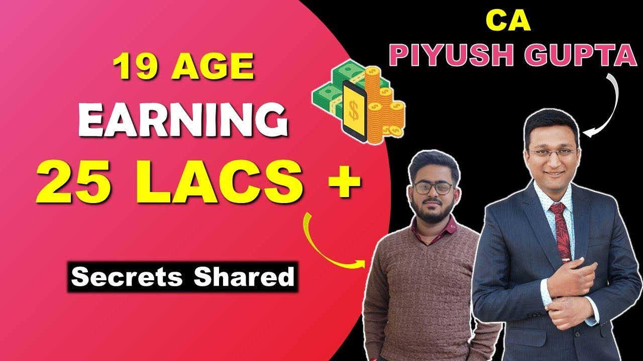 Earning For Students in India School, College, Best Career For Great Earning Online CA Piyush Gupta