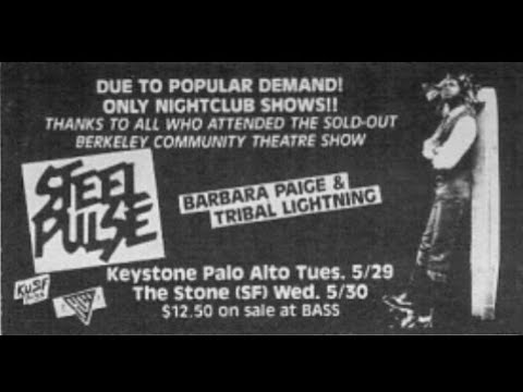 Steel Pulse 1984-05-31 The Stone San Francisco, Ca. Full Show "Audio Only":