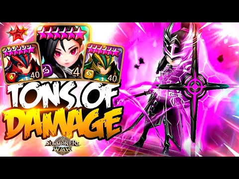 4 DAMAGE DEALERS + HONGYEON - Summoners War