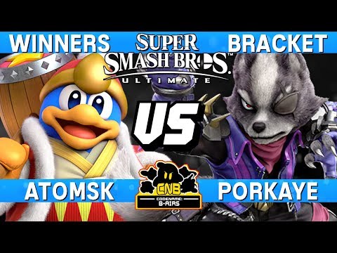Smash Ultimate - Atomsk (DDD) vs Porkaye (Wolf) - CNB 169 Winners Bracket