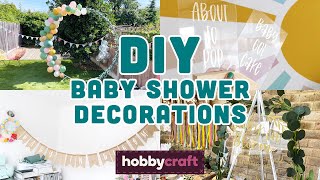 HANDMADE PERSONLISED BABY SHOWER & PARTY DECORATIONS WITH HOBBYCRAFT & CRICUT