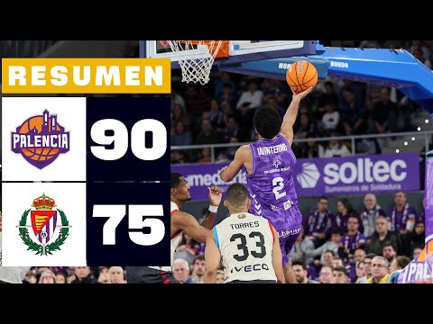 SÚPER AGROPAL PALENCIA 90-75 UEMC REAL VALLADOLID | RESUMEN PRIMERA FEB