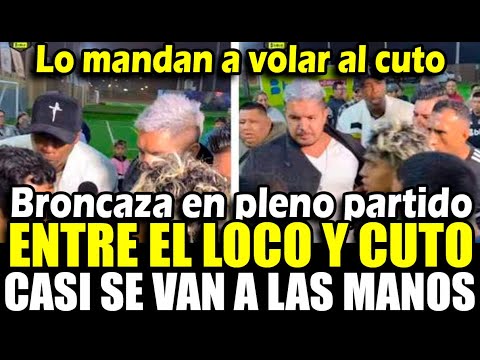 ¡Loco Vargas y el Cuto se pelear0n! Exjugadores protagonizan picante cruce durante partido futmax