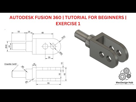 Autodesk Fusion 360 Tutorial for Beginners Exercise 1
