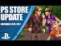 PlayStation Store Highlights - 15th November 2017