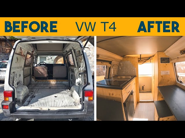 1 anno di lavori in 10 minuti - Time-lapse camperizzazione VW T4 | Conversione VAN fai da te